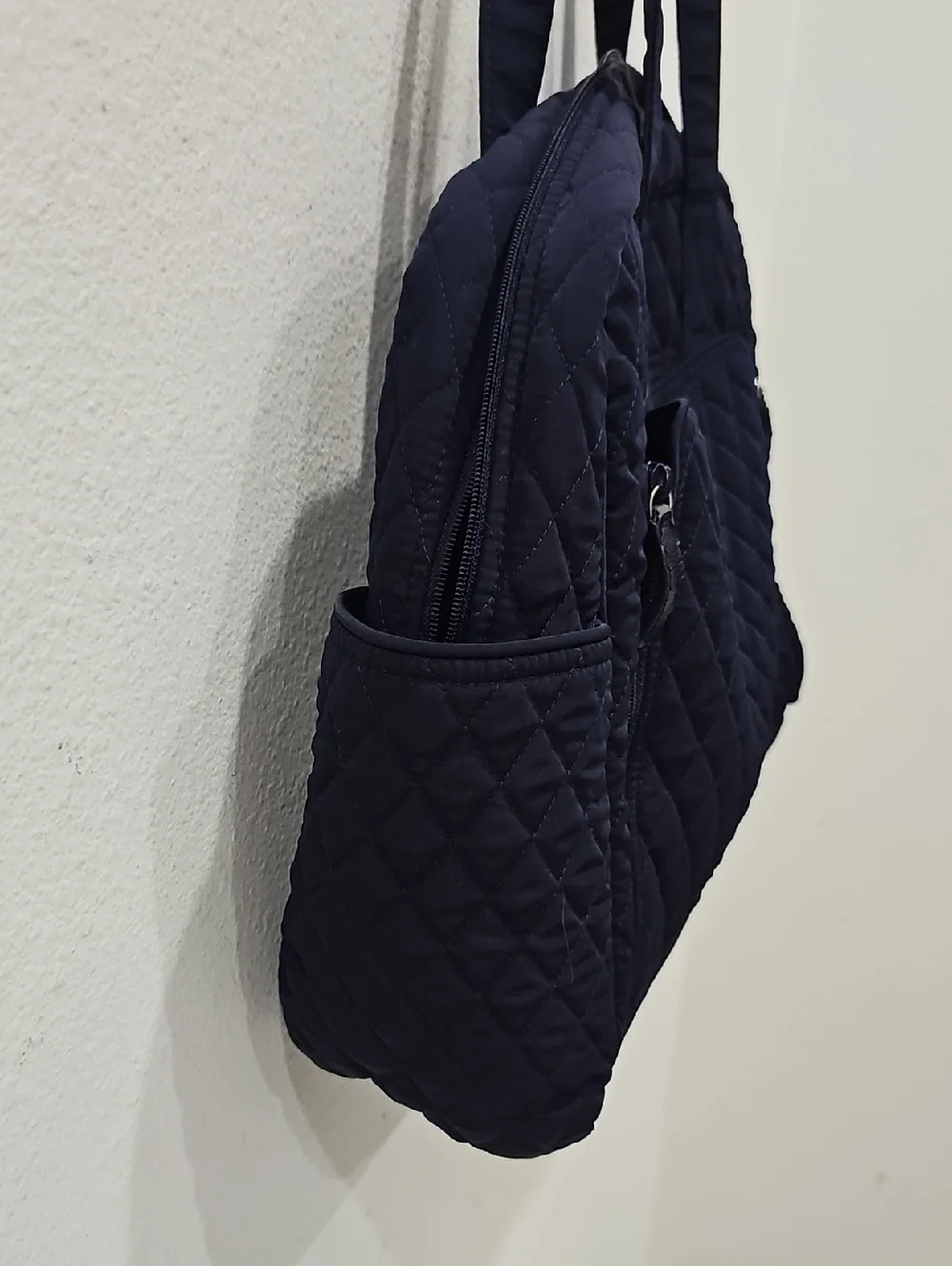 Vera Bradley Black Quilted On the Stroll Tote Bag Diaper Bag